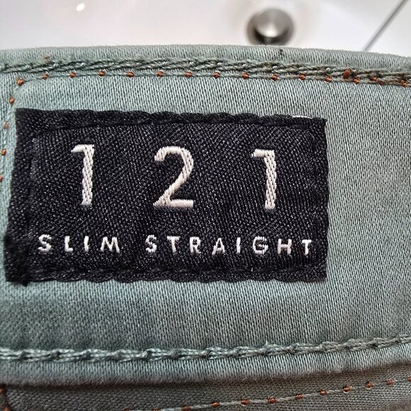 Lucky Brand 121 Slim Sraight Sateen Stretch Jean - Laurel Wreath - Picture 7 of 9